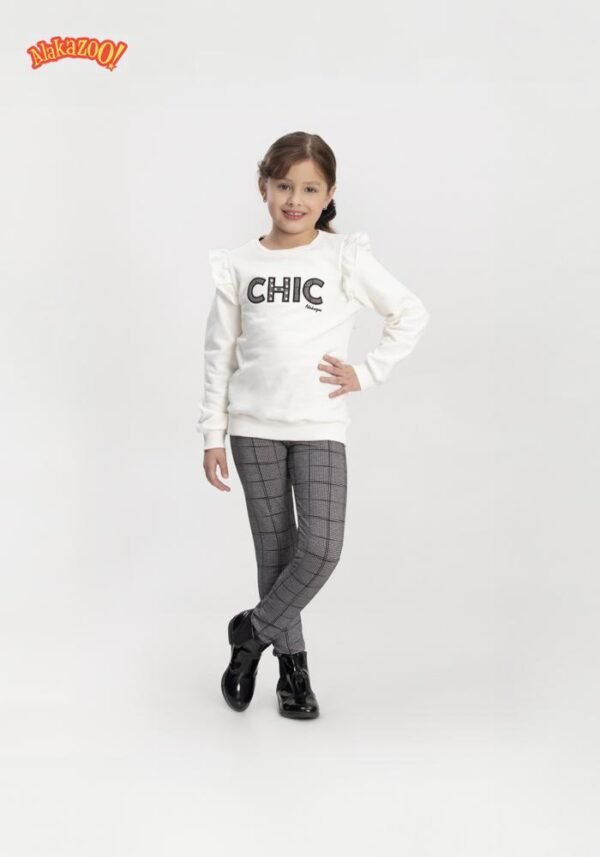 CONJUNTO MOLETOM/MALHA PIED CHIC PRETO ALAKAZOO