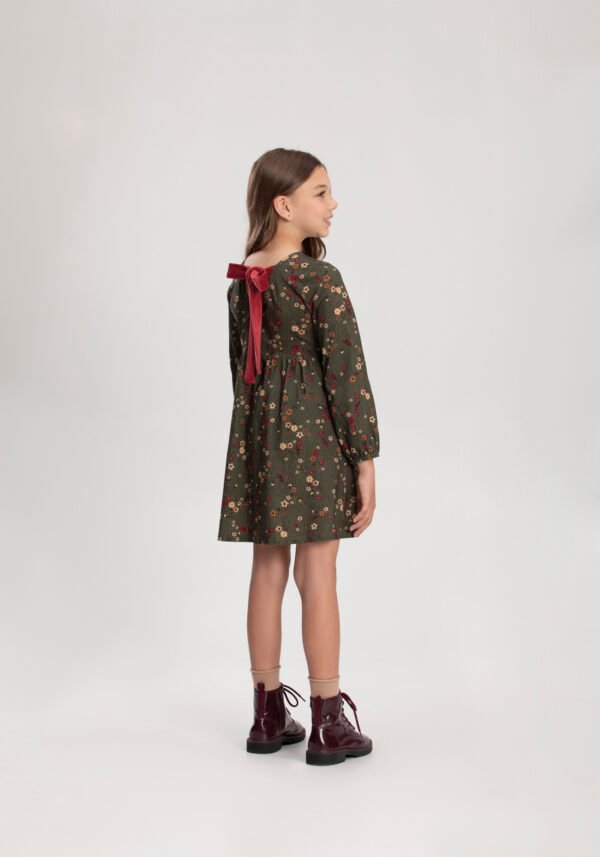 VESTIDO MEIA MALHA PENTEADA BORDO ALAKAZOO - Image 3
