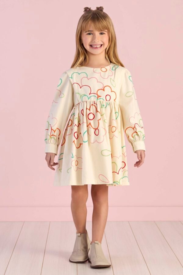 VESTIDO INVERNO 2025 FLOWER MONSUCRE