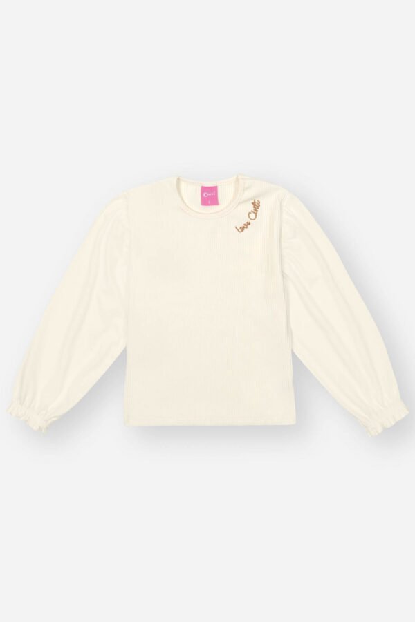CONJ BLUSA ML E SALOPETE NATURAL/BG CROISSANT CINTI - Image 3